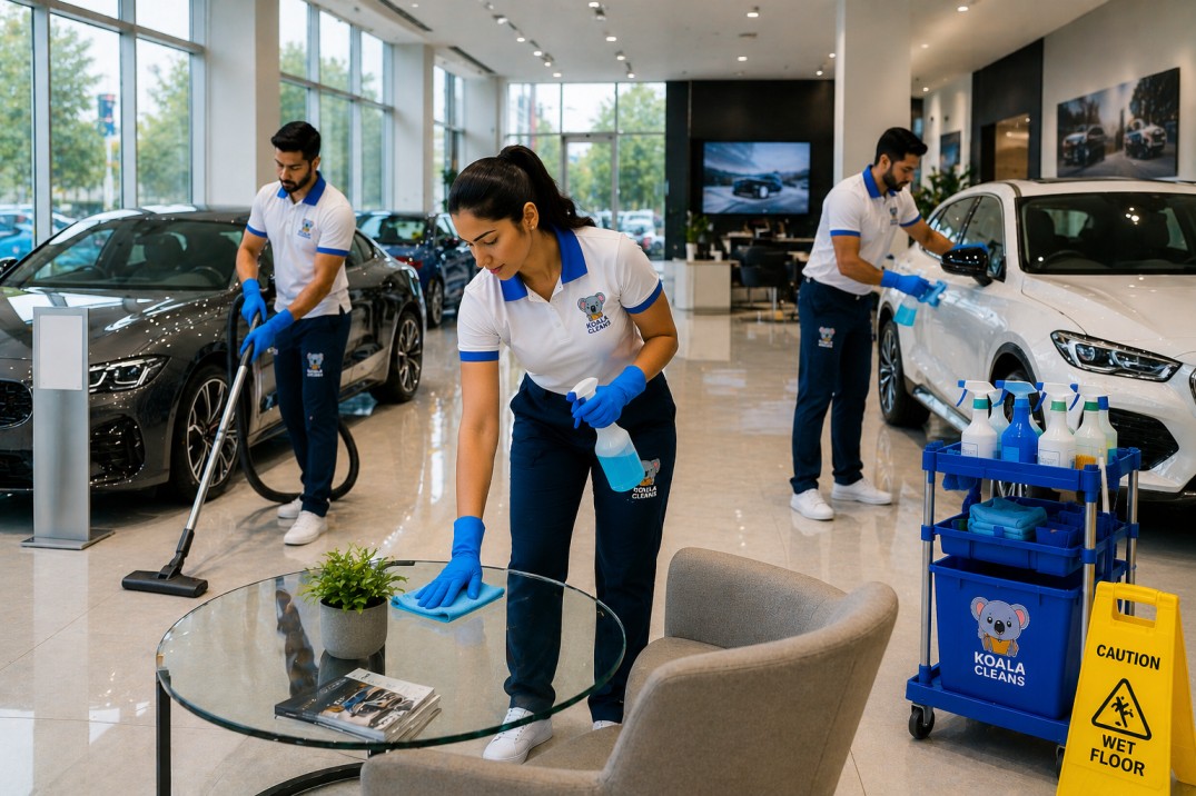 Car Showroom Cleaning Service in
                            London
