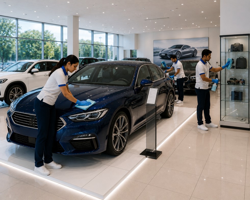 Display Area Cleaning