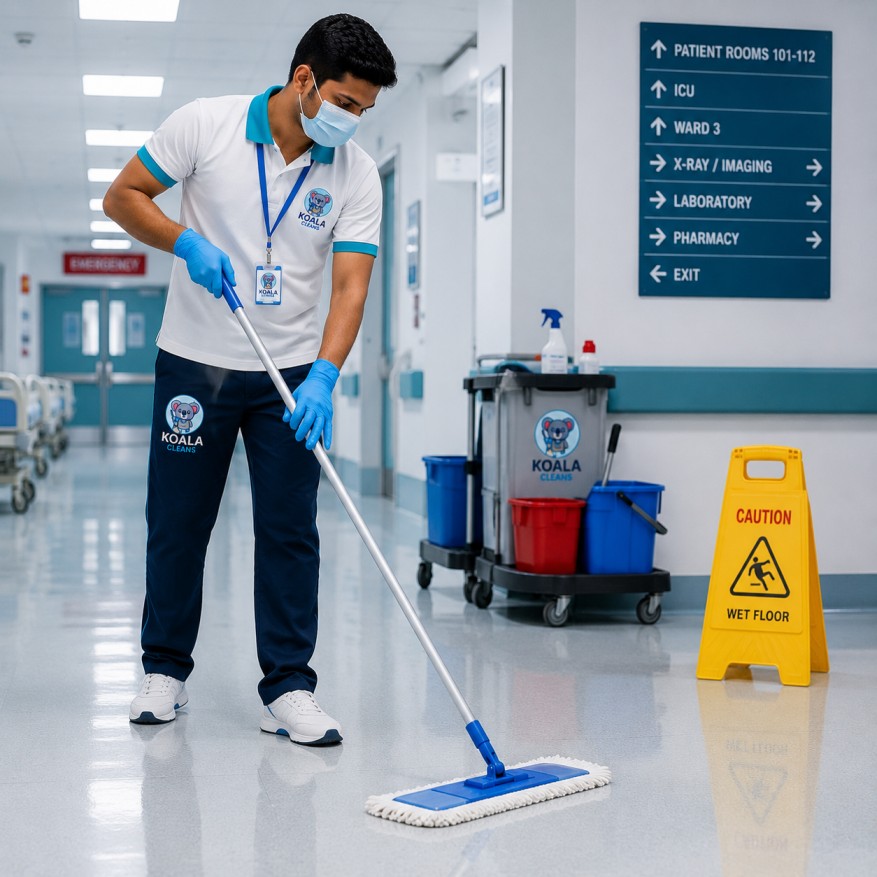 Hospital Floor Cleaning service in london
