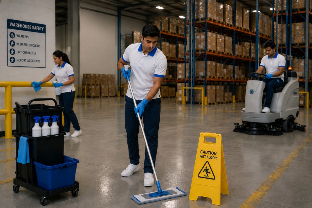 Warehouse Floor Cleaning In London